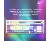 Ajazz AK980 V2 Gift Switch V2 Purple White Blue z ekranem - 1536373 - zdjęcie 11